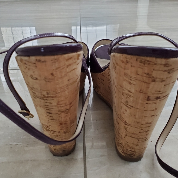 Fendi patent leather cork wedges - Picture 6 of 6